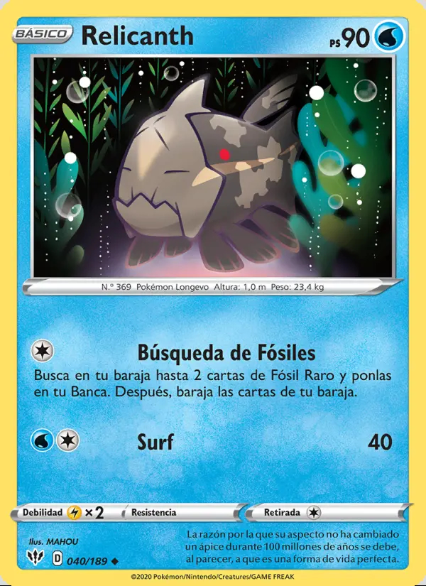 Image of the card Relicanth