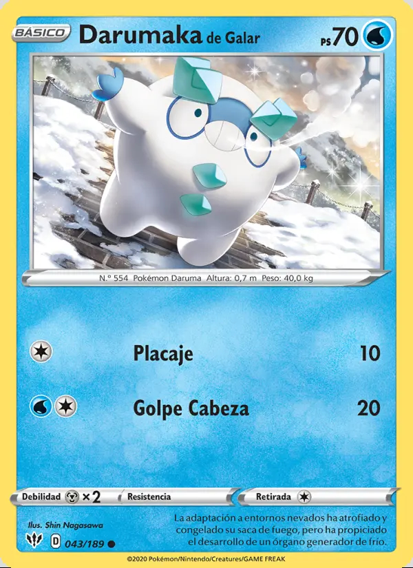 Image of the card Darumaka de Galar