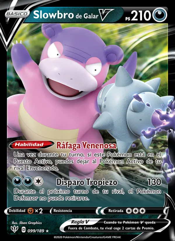 Image of the card Slowbro V de Galar