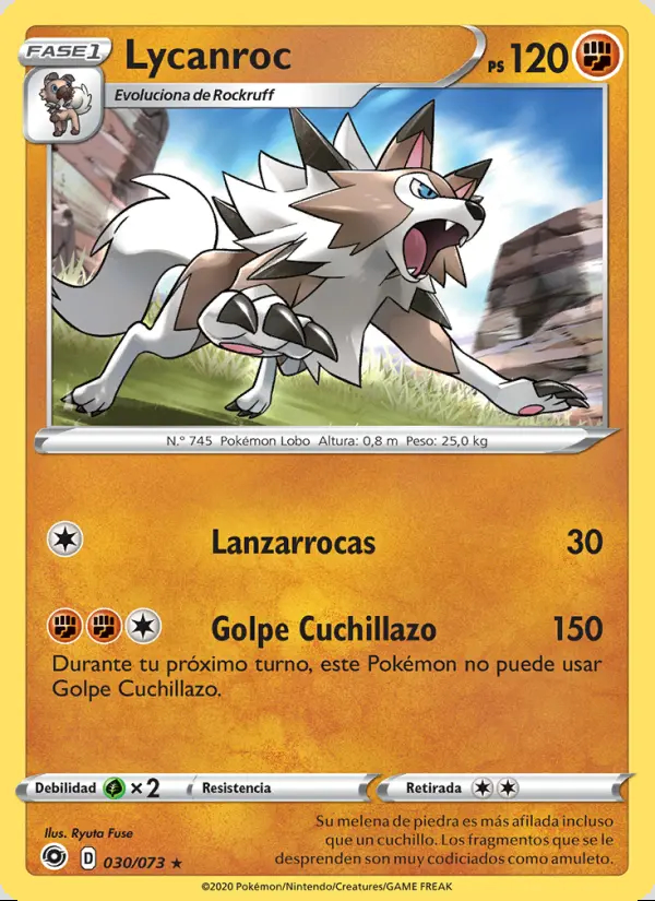 Image of the card Lycanroc