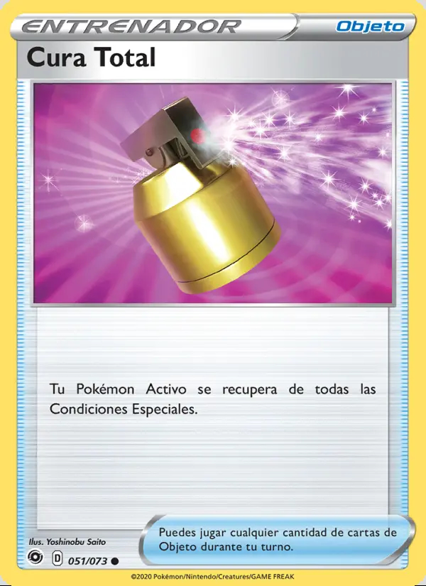 Image of the card Curación total