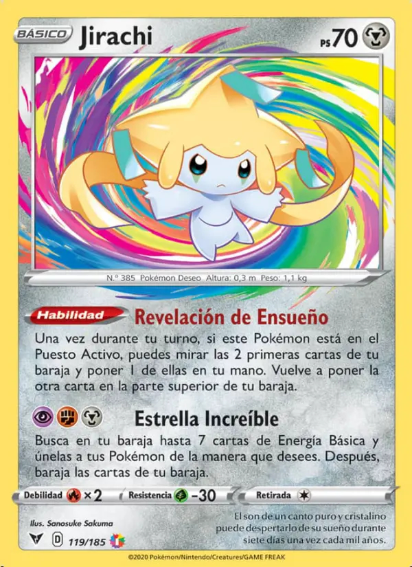 Image of the card Jirachi