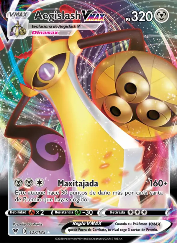 Image of the card Aegislash VMAX