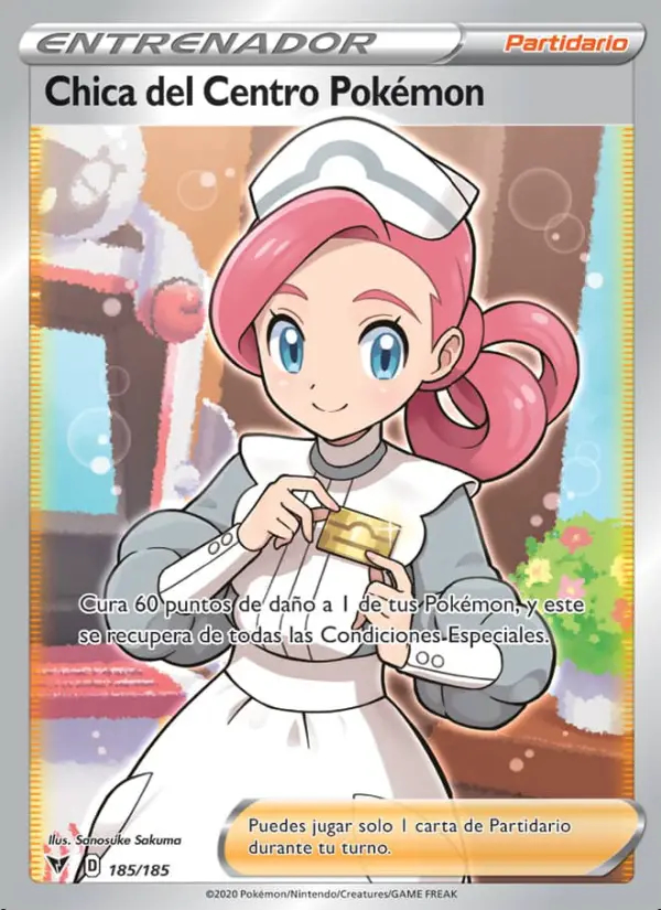 Image of the card Chica del Centro Pokémon