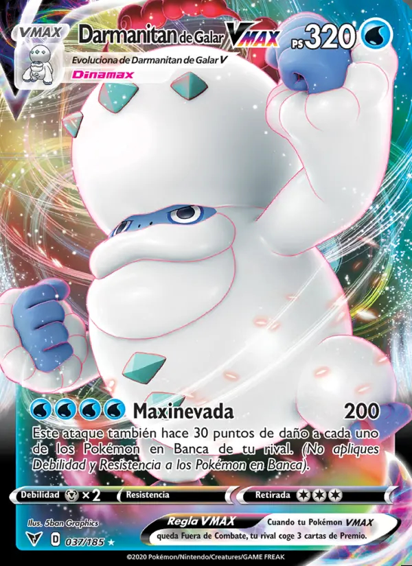 Image of the card Darmanitan de Galar VMAX