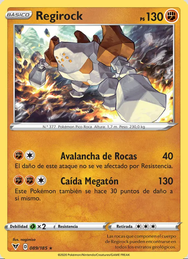 Image of the card Regirock