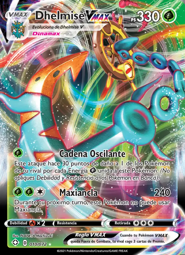 Image of the card Dhelmise VMAX