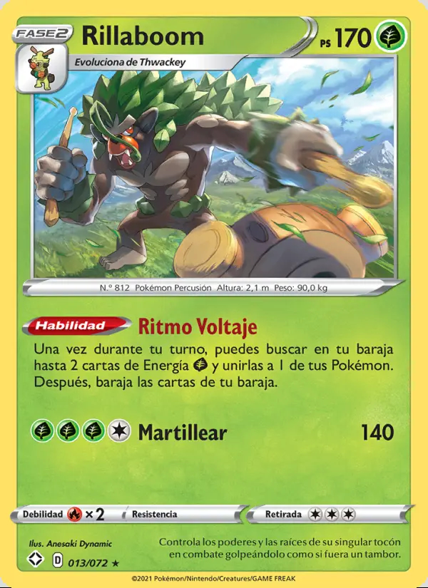 Image of the card Rillaboom