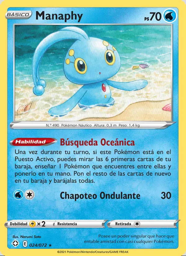 Image of the card Manaphy