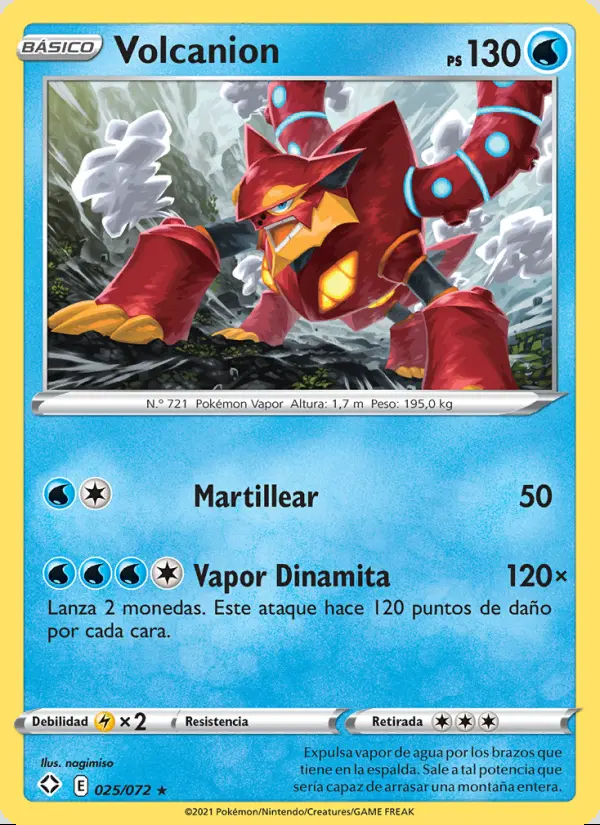 Image of the card Volcanion