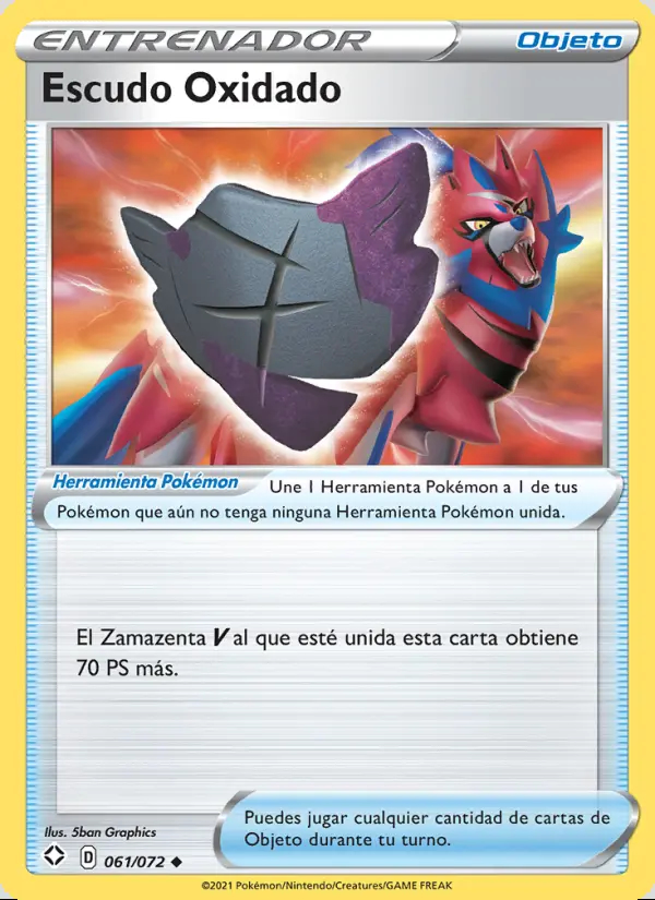 Image of the card Escudo Oxidado