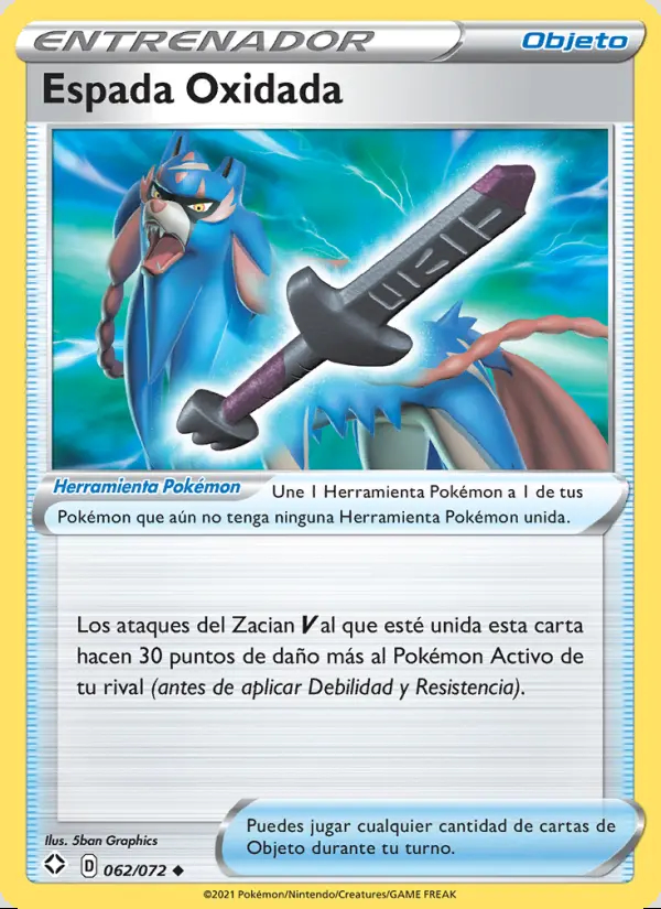 Image of the card Espada Oxidada