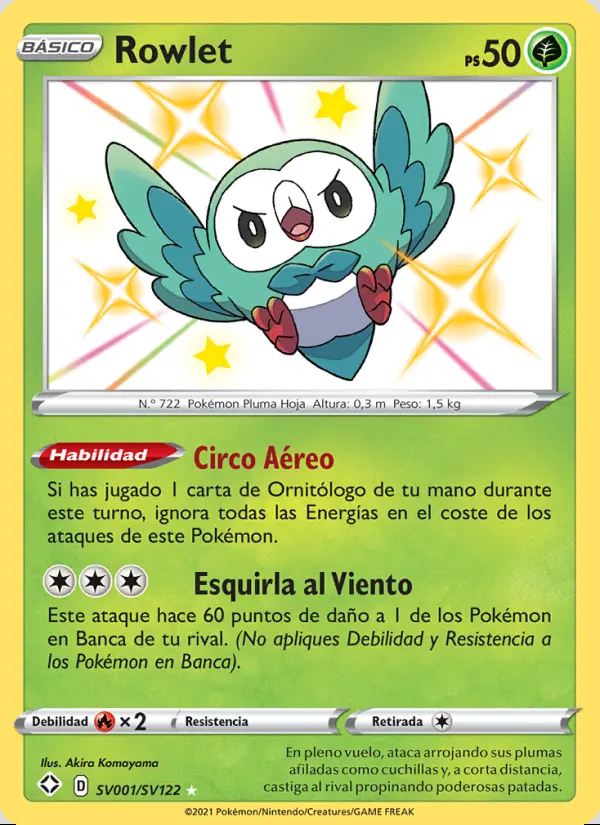 Image of the card Rowlet