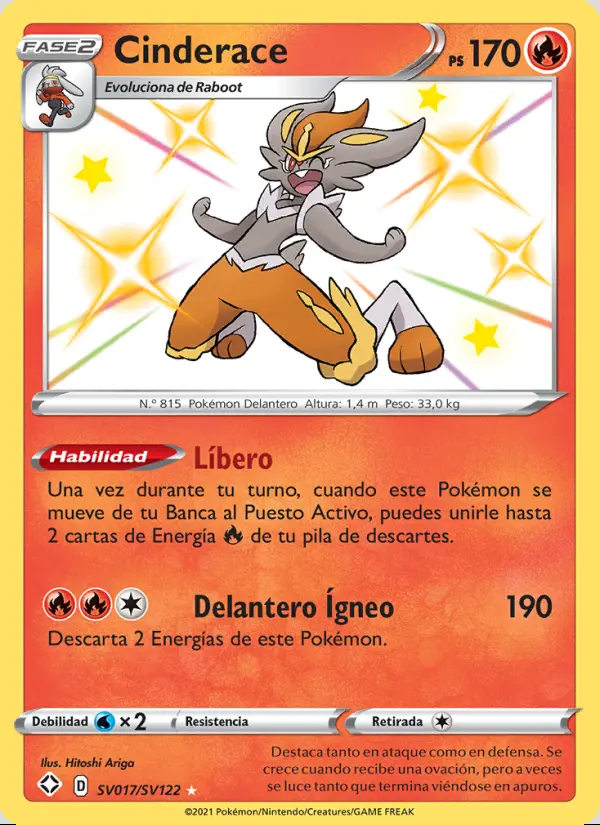 Image of the card Cinderace