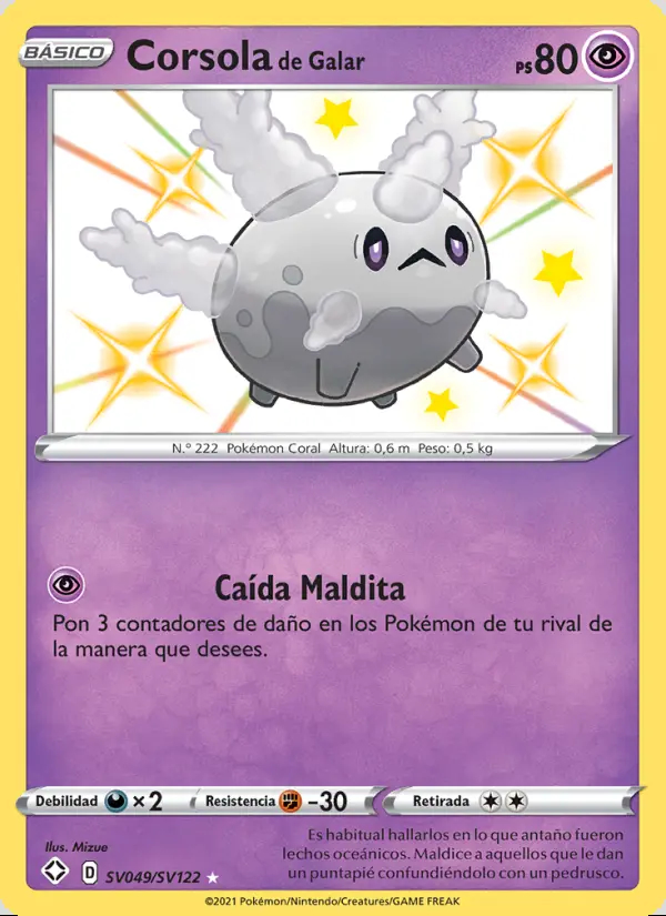 Image of the card Corsola de Galar