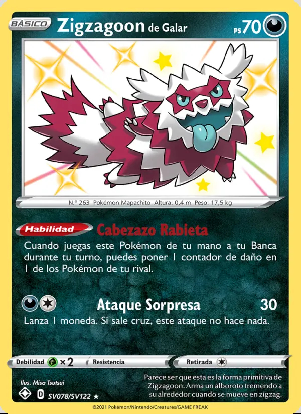 Image of the card Zigzagoon de Galar
