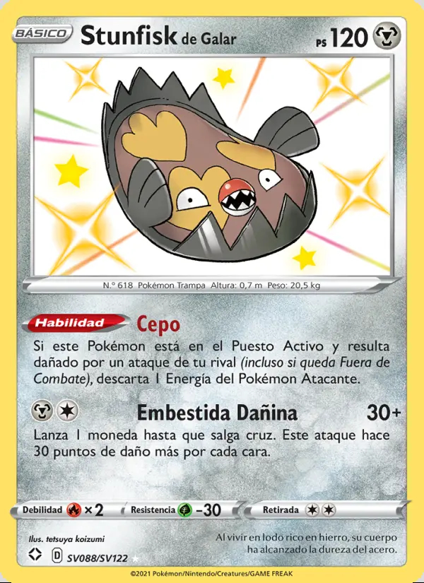 Image of the card Stunfisk de Galar