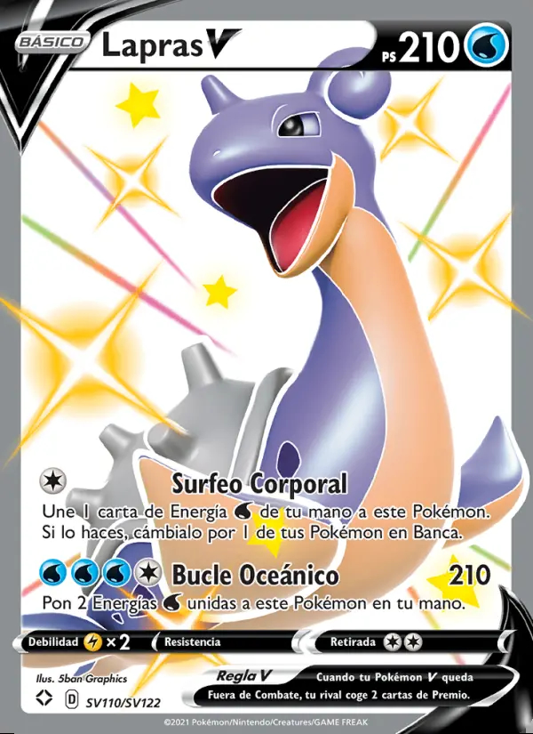 Image of the card Lapras V