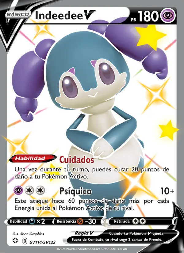 Image of the card Indeedee V