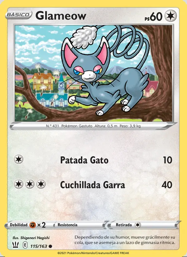 Image of the card Glameow