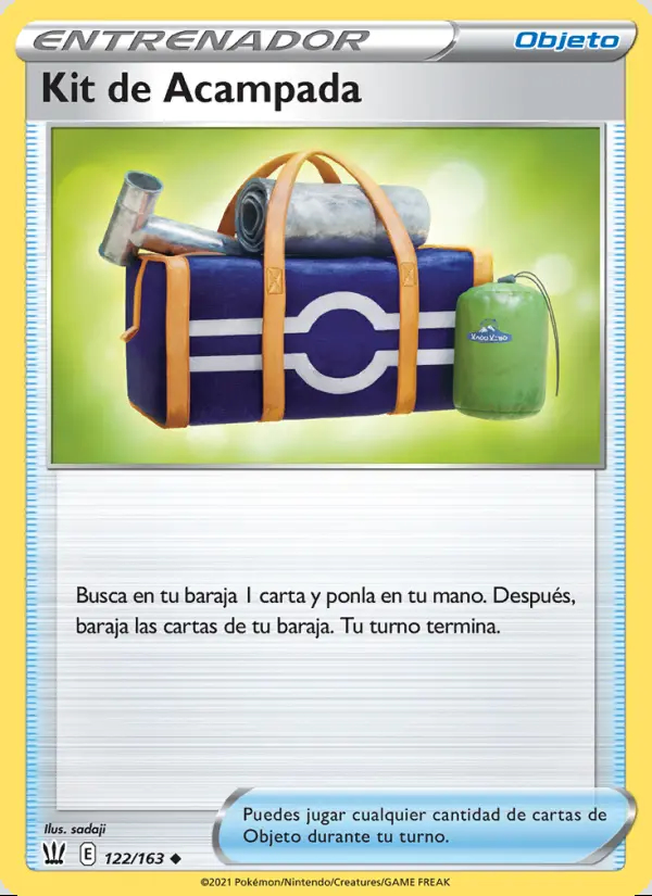 Image of the card Kit de Acampada
