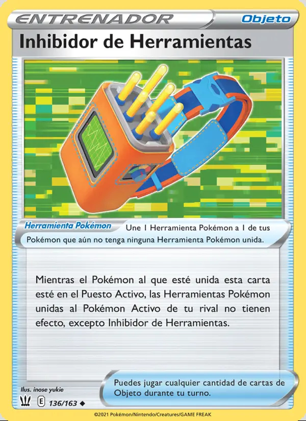 Image of the card Inhibidor de Herramientas