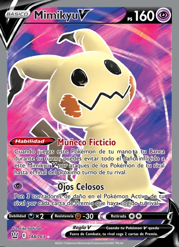 Image of the card Mimikyu V