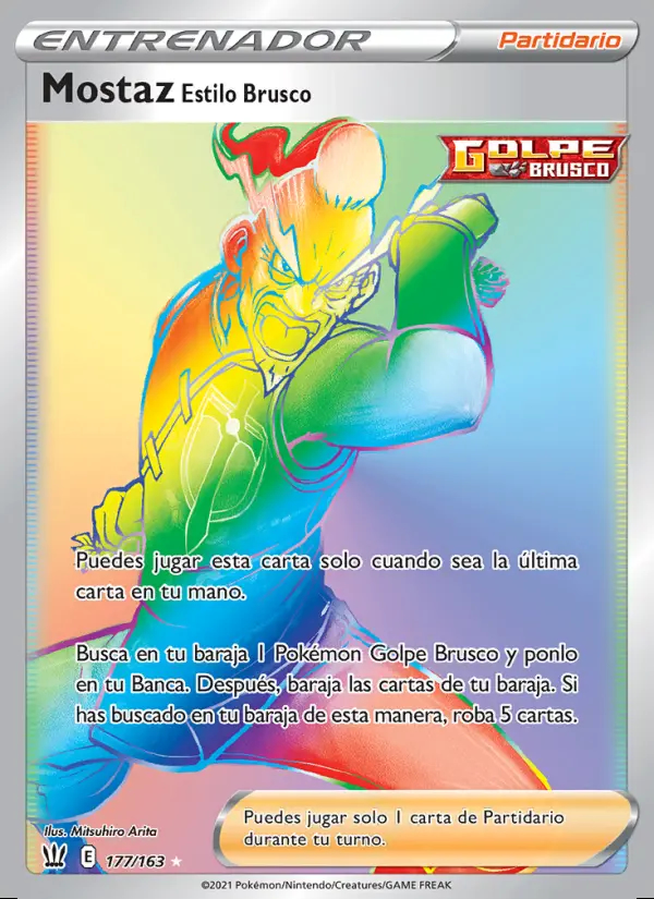 Image of the card Mostaz Estilo Brusco