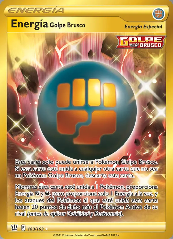 Image of the card Energía Golpe Brusco