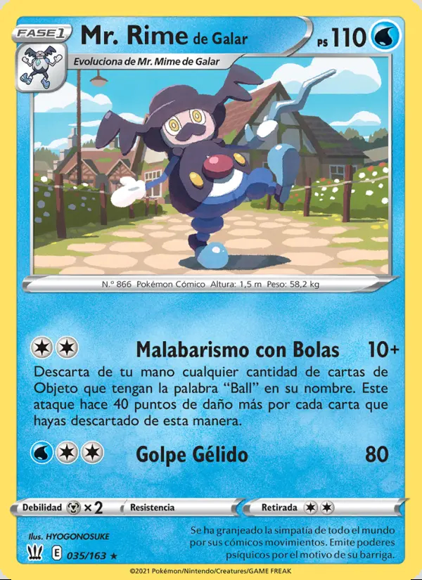 Image of the card Mr. Rime de Galar