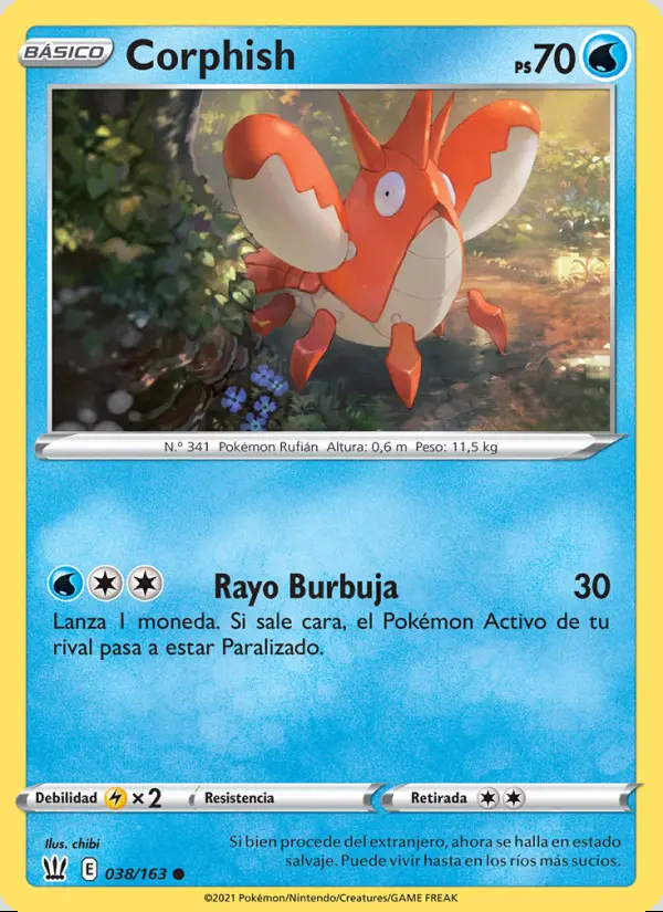 Image of the card Corphish