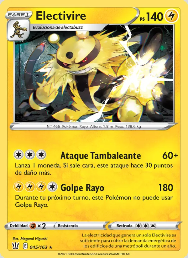 Image of the card Electivire