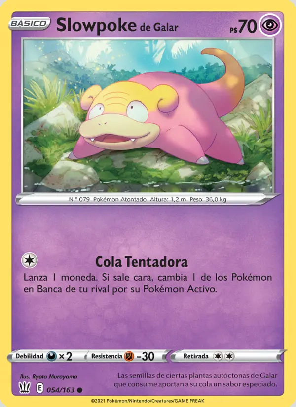 Image of the card Slowpoke de Galar