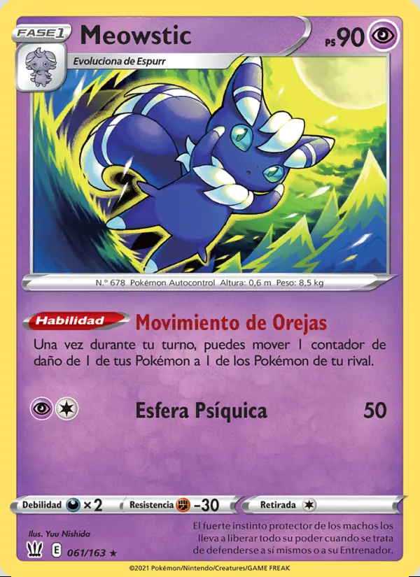 Image of the card Meowstic