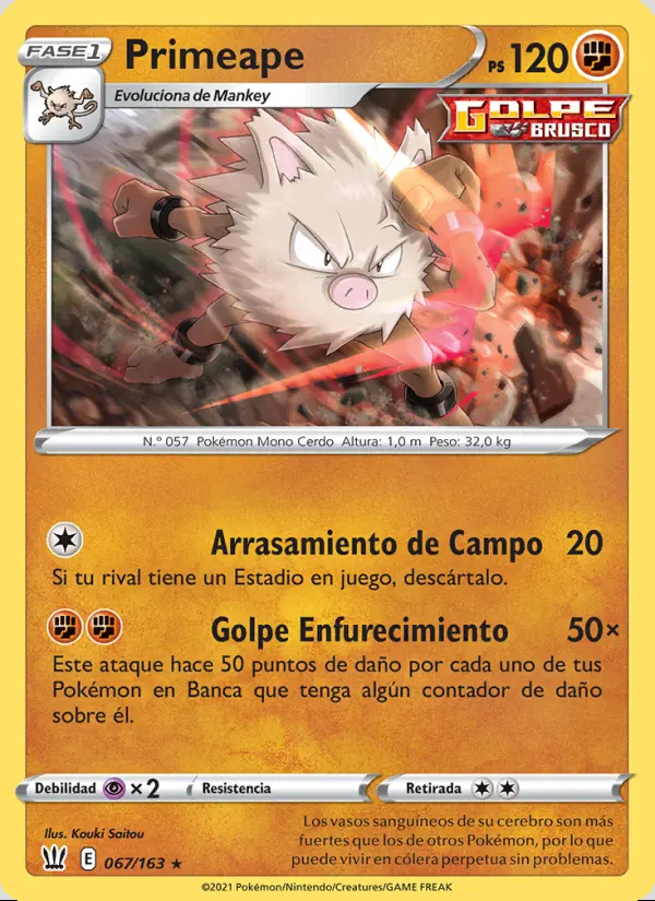 Image of the card Primeape