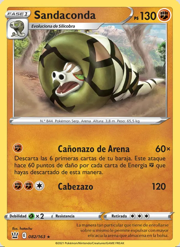 Image of the card Sandaconda