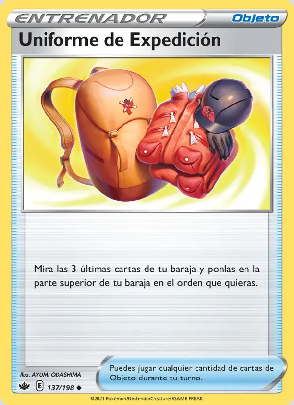 Image of the card Uniforme de Expedición