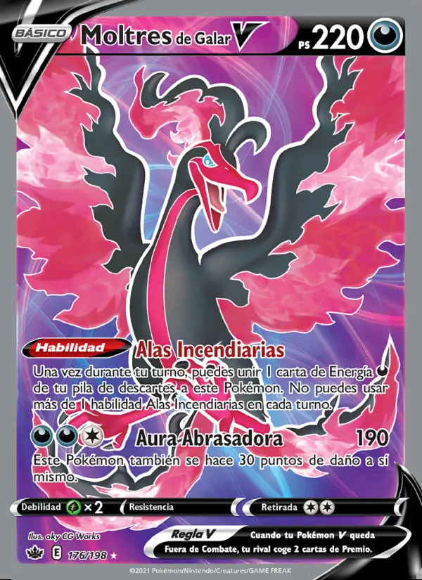 Image of the card Moltres de Galar V