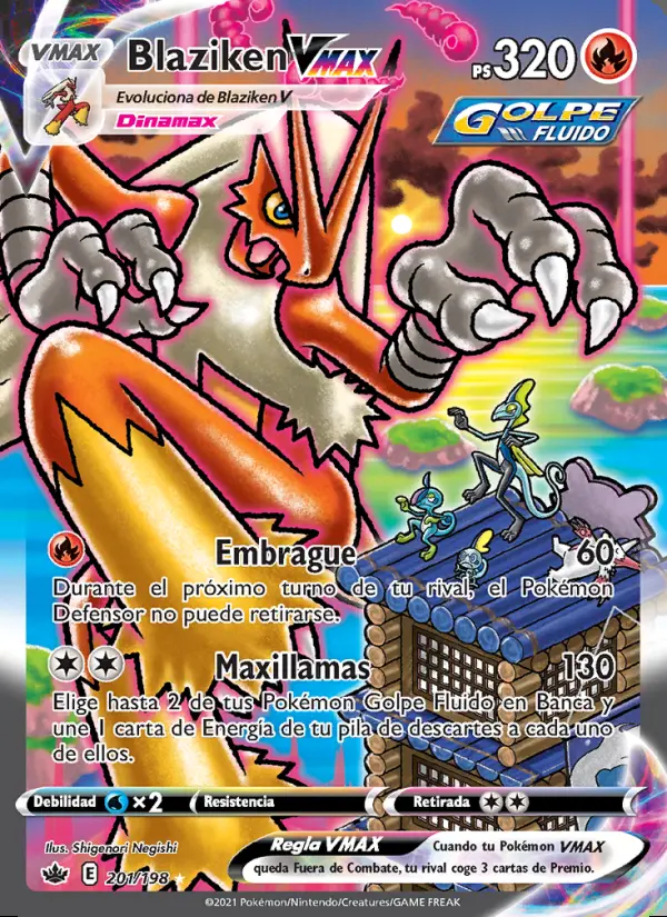 Image of the card Blaziken VMAX