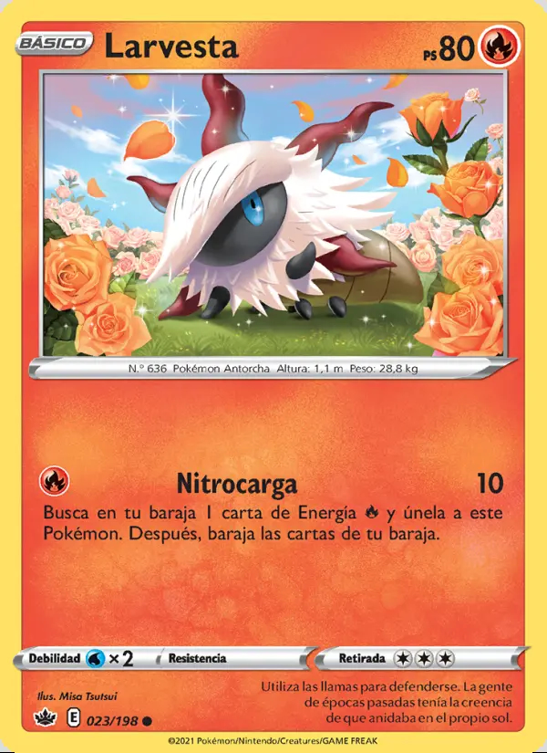 Image of the card Larvesta