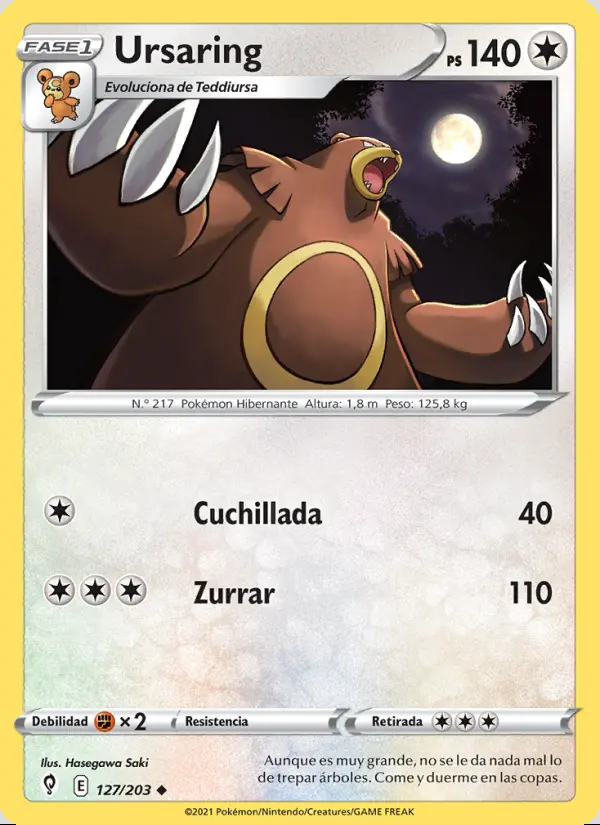 Image of the card Ursaring