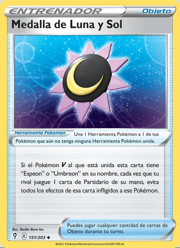Image of the card Medalla de Luna y Sol