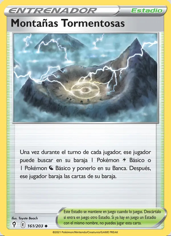 Image of the card Montañas Tormentosas