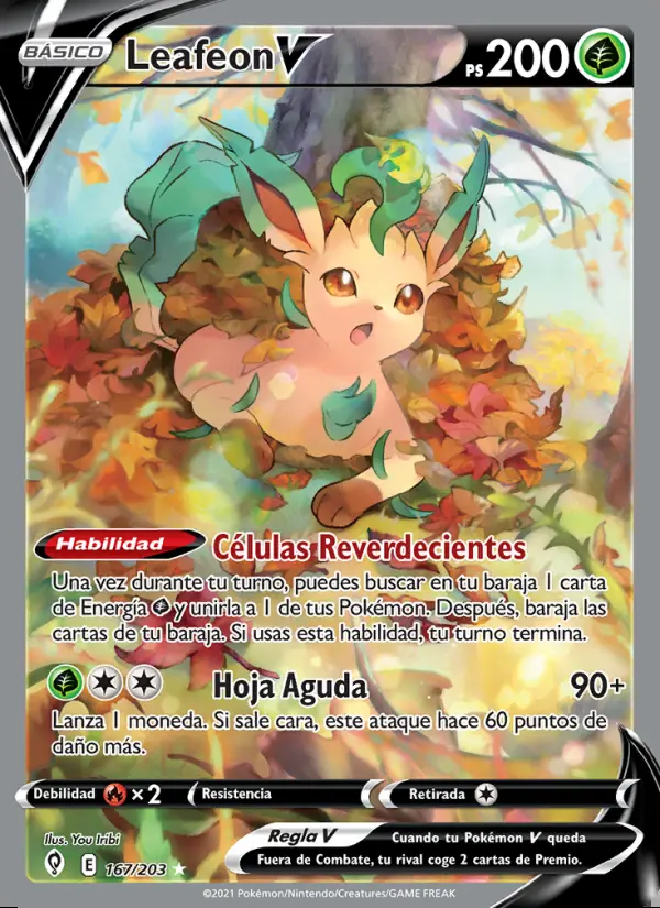 Image of the card Leafeon V