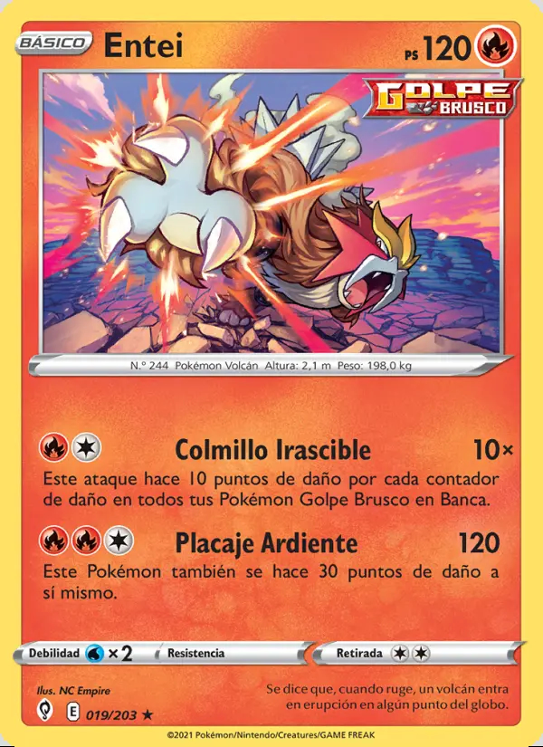 Image of the card Entei