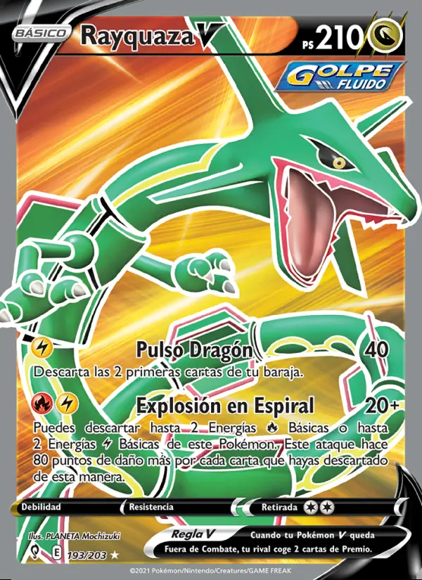 Image of the card Rayquaza V