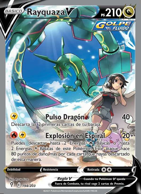 Image of the card Rayquaza V