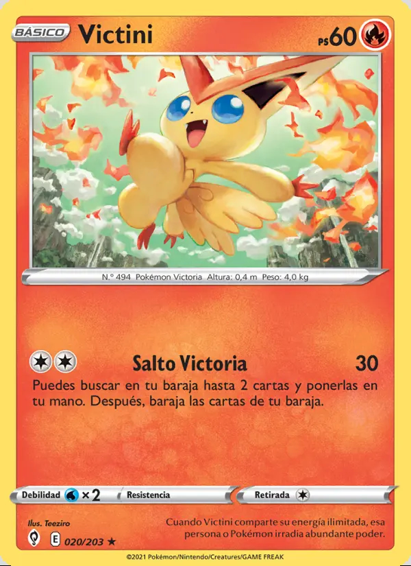 Image of the card Victini