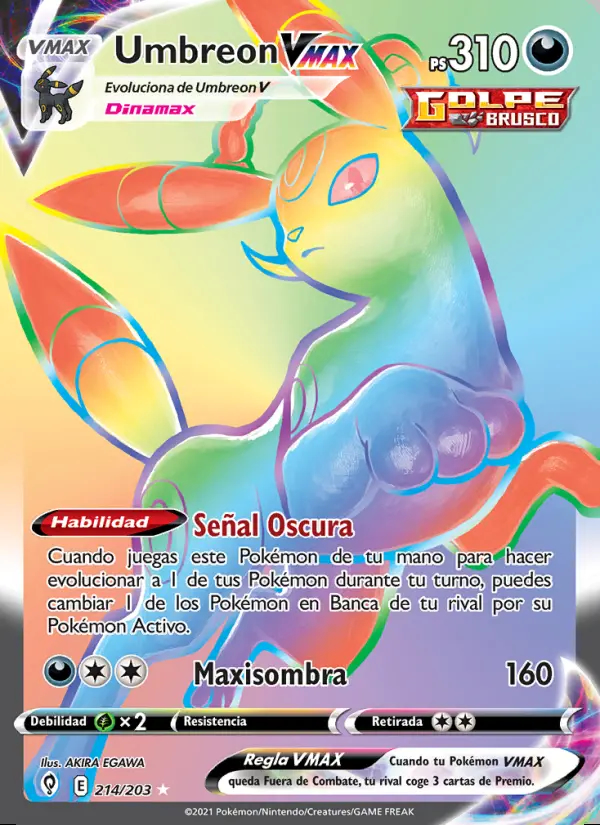 Image of the card Umbreon VMAX