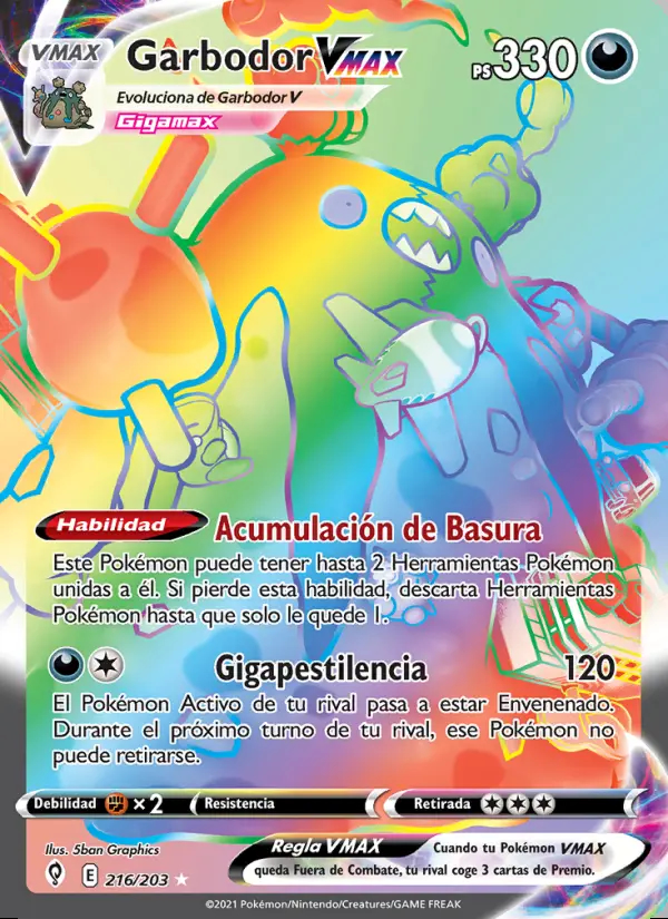 Image of the card Garbodor VMAX